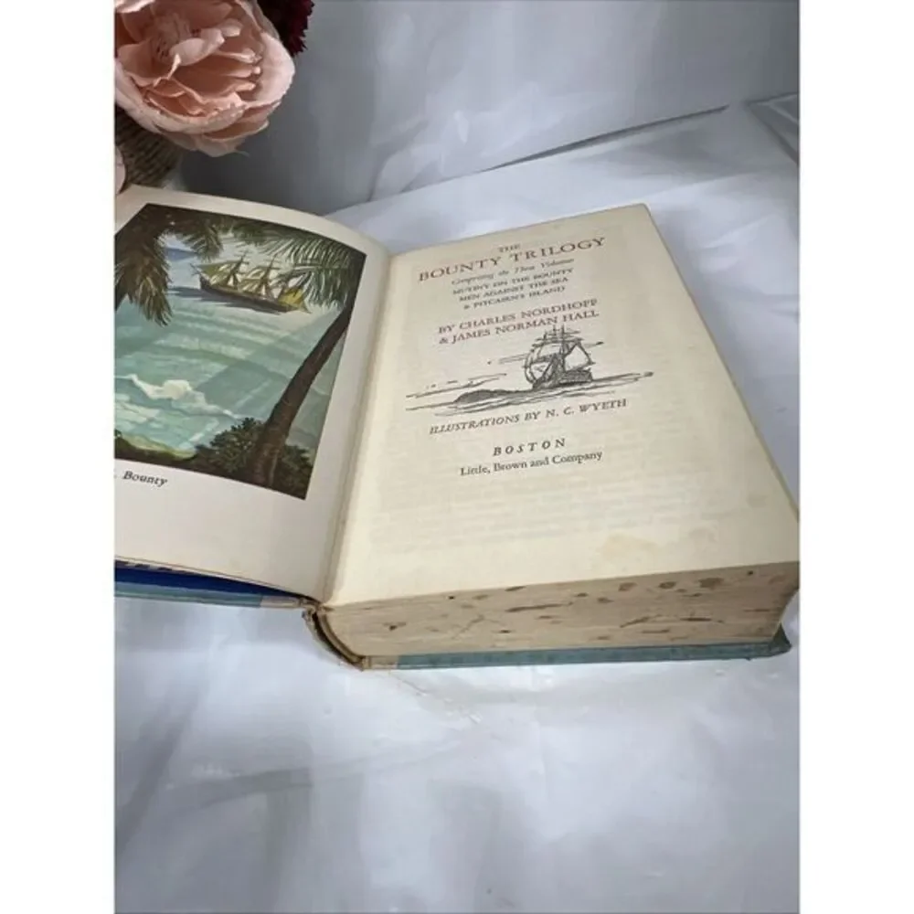 Vintage 1949- The Bounty Trilogy‎ Book Comprising Three Volumes
